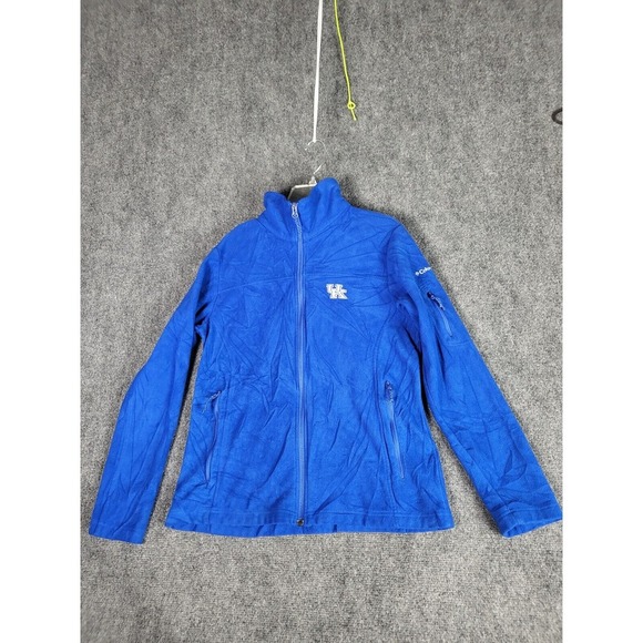 University of Kentucky Columbia Full Zip Fleece Women‎ Sz M Blue NCAA Sportswear - Picture 1 of 9